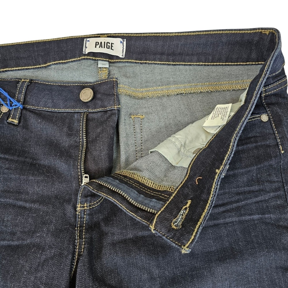 Womens 31 Dark Washed Denim Jean Hot Pants Mom Summer Casual Above Knee Shorts - Picture 7 of 9